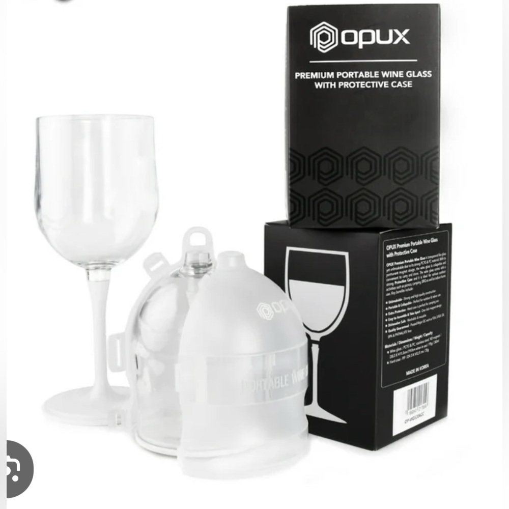 Portable Wine Glass with Protective Case